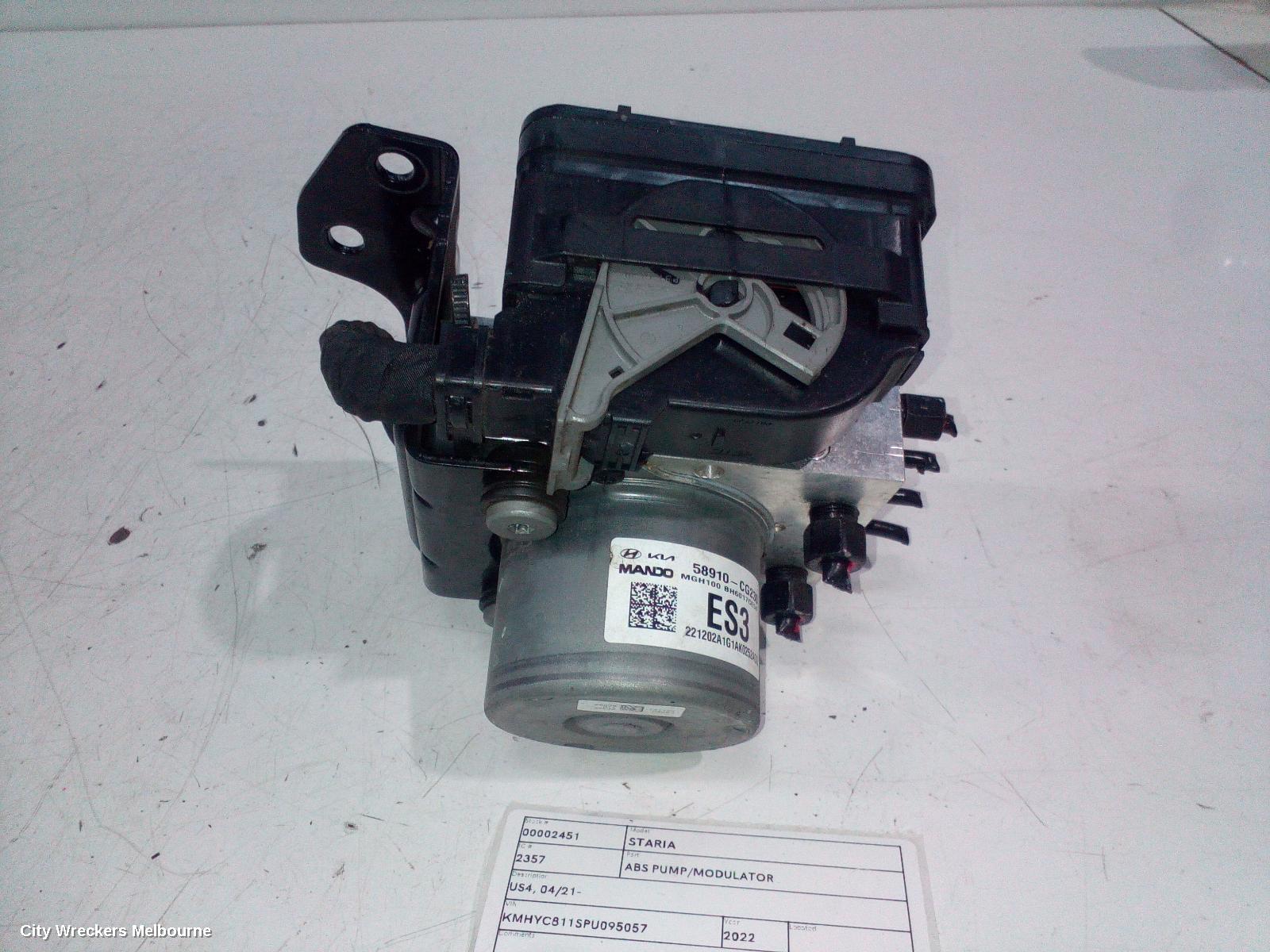 HYUNDAI STARIA ABS PUMP/MODULATOR, US4, 04/2021 ONWARDS - Image 3