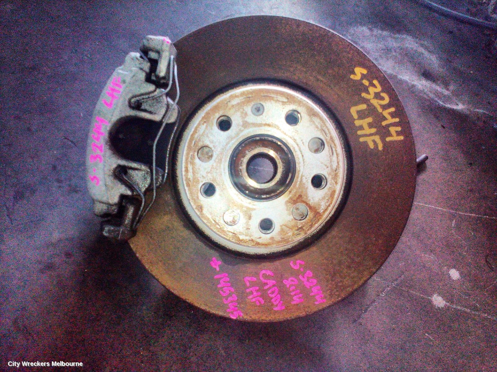 VOLKSWAGEN CADDY LEFT FRONT HUB ASSEMBLY, 2K, MAXI, ABS TYPE, 04/2008 - 06/2015 - Image 2