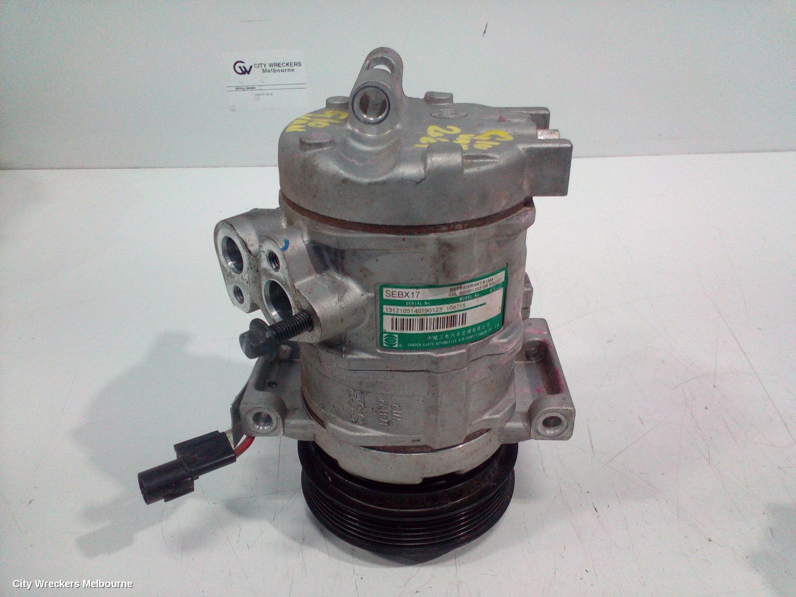 LDV G10 A/C COMPRESSOR, PETROL, 2.0, DUAL ZONE TYPE, SV7A, WAGON, 04/2015 - 08/2022 - Image 2