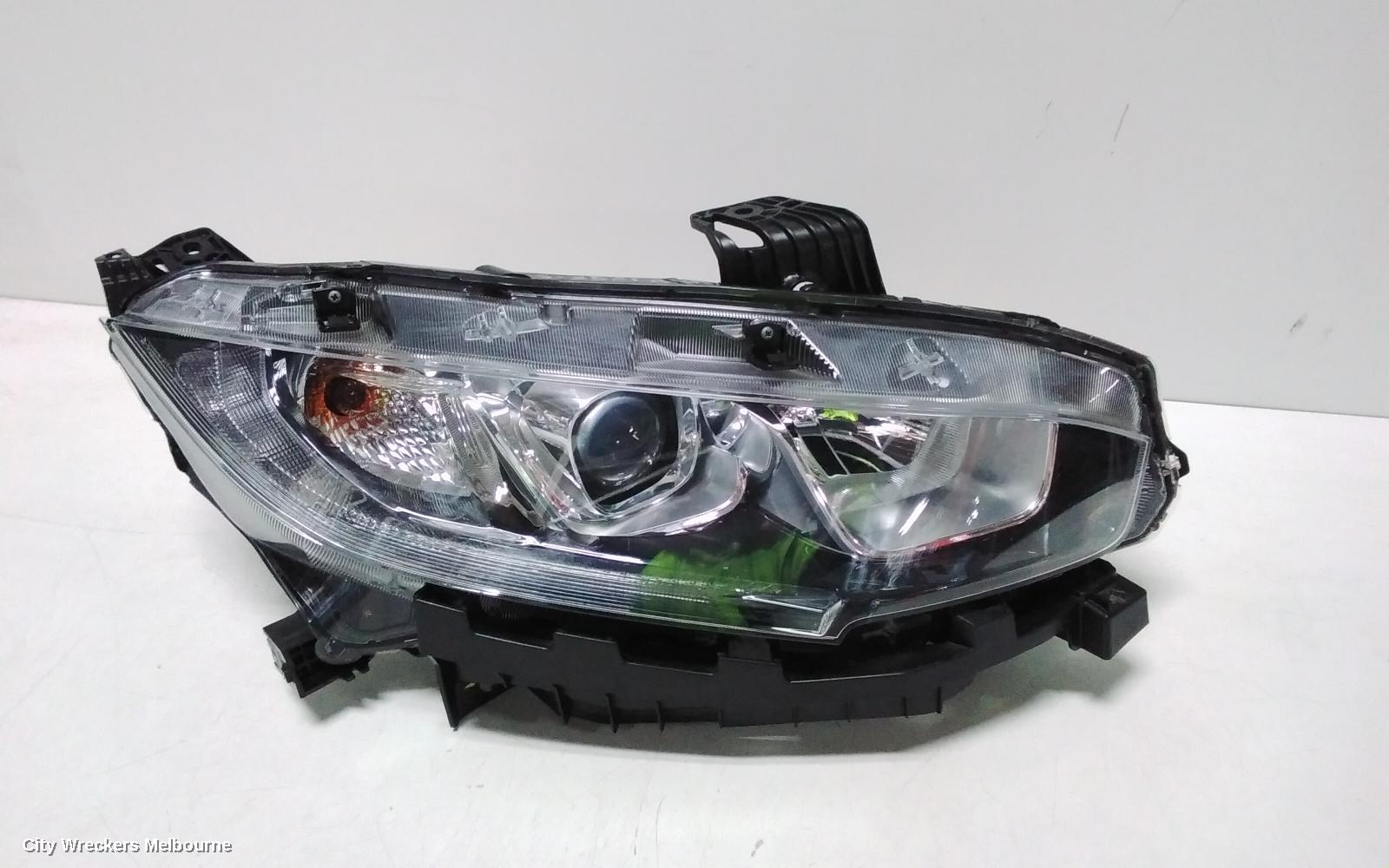 HONDA CIVIC RIGHT HEADLAMP, 10TH GEN, HATCH/SEDAN, HALOGEN TYPE, 05/2016 - 08/2021 - Image 2