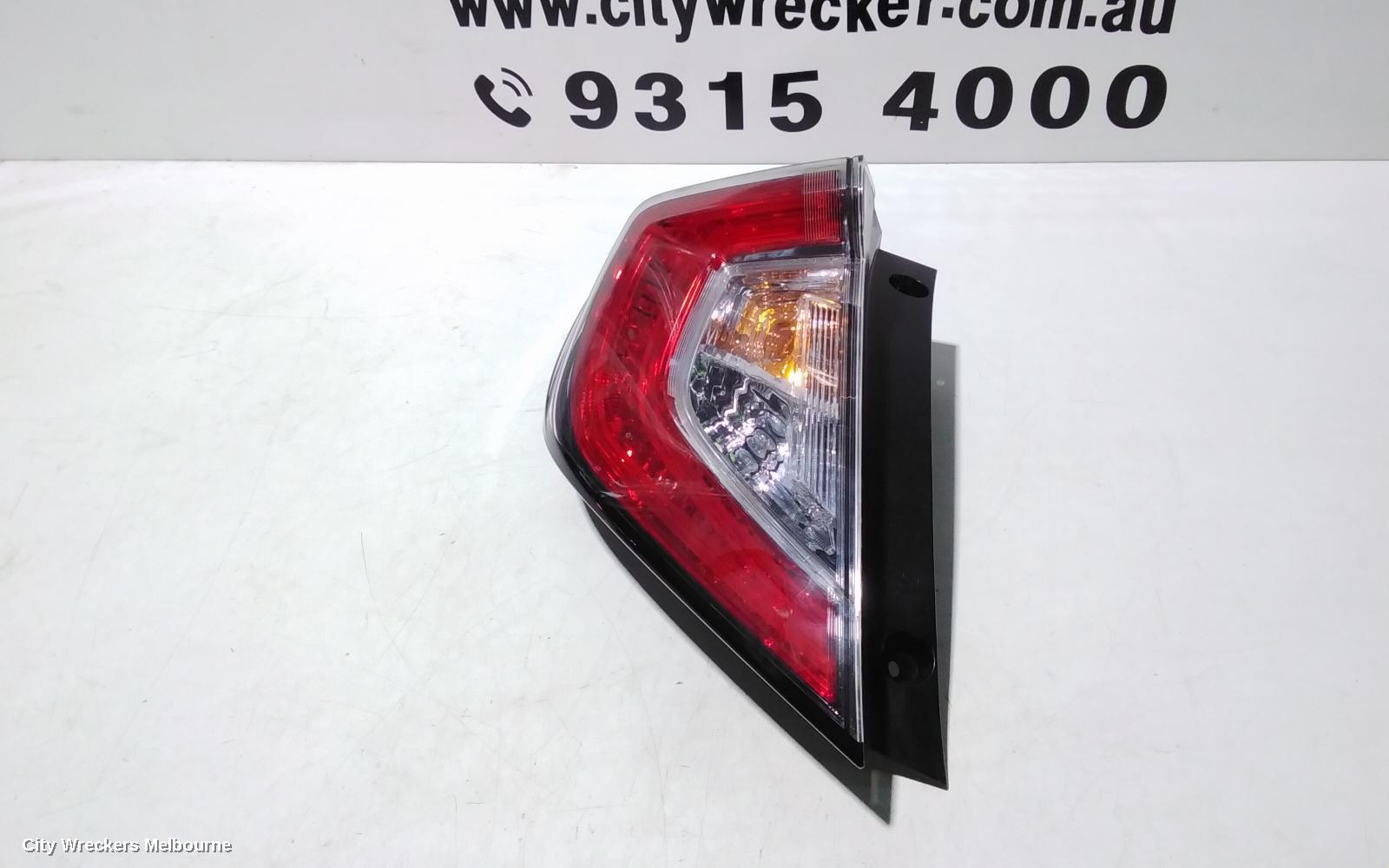 HONDA CIVIC LEFT TAILLIGHT, IN BODY, HATCH, 10TH GEN, LED TYPE, 02/2017 - 08/2021 - Image 2