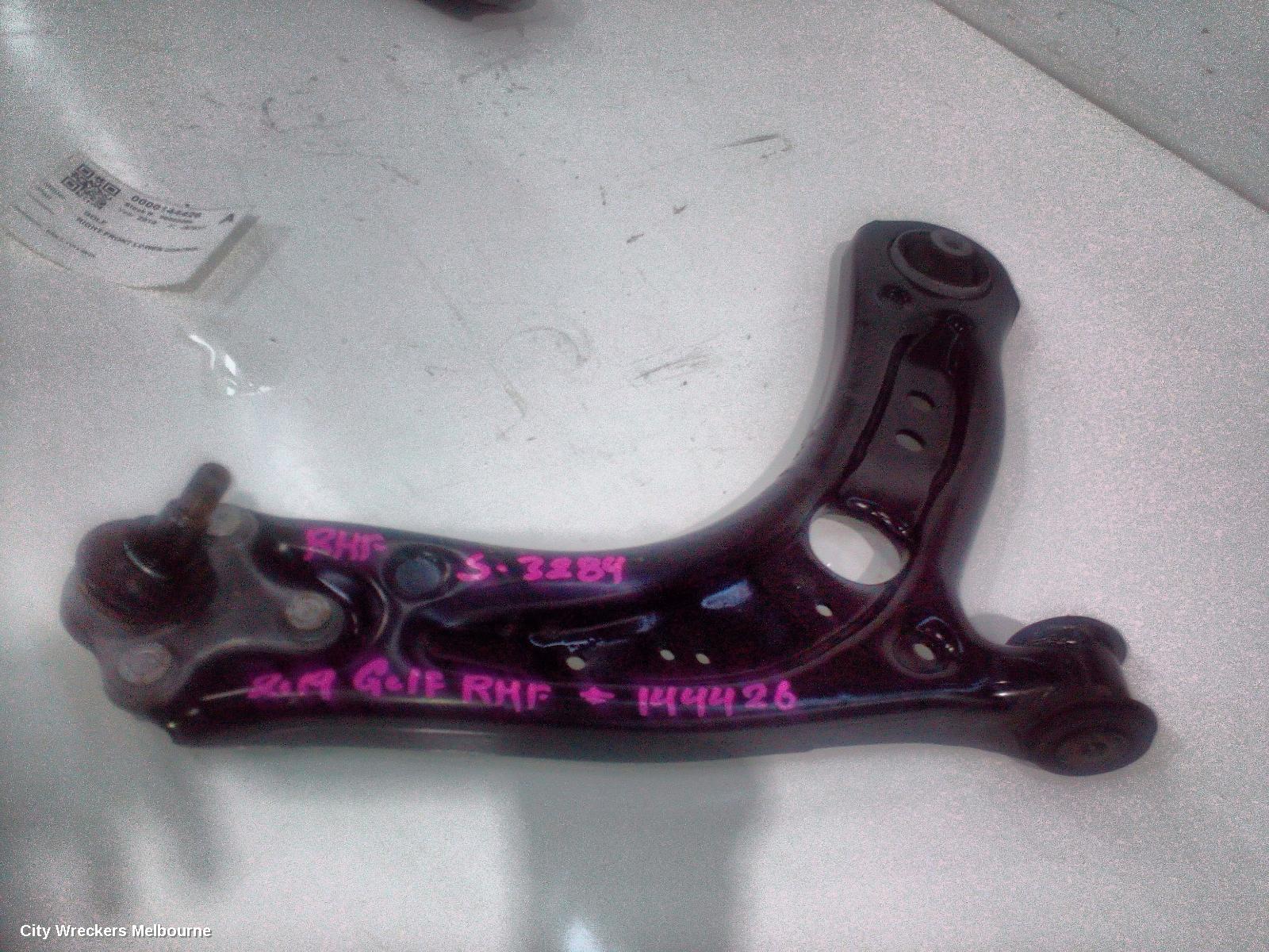 VOLKSWAGEN GOLF RIGHT FRONT LOWER CONTROL ARM, GEN 7, 11/2012 - 08/2020 - Image 2