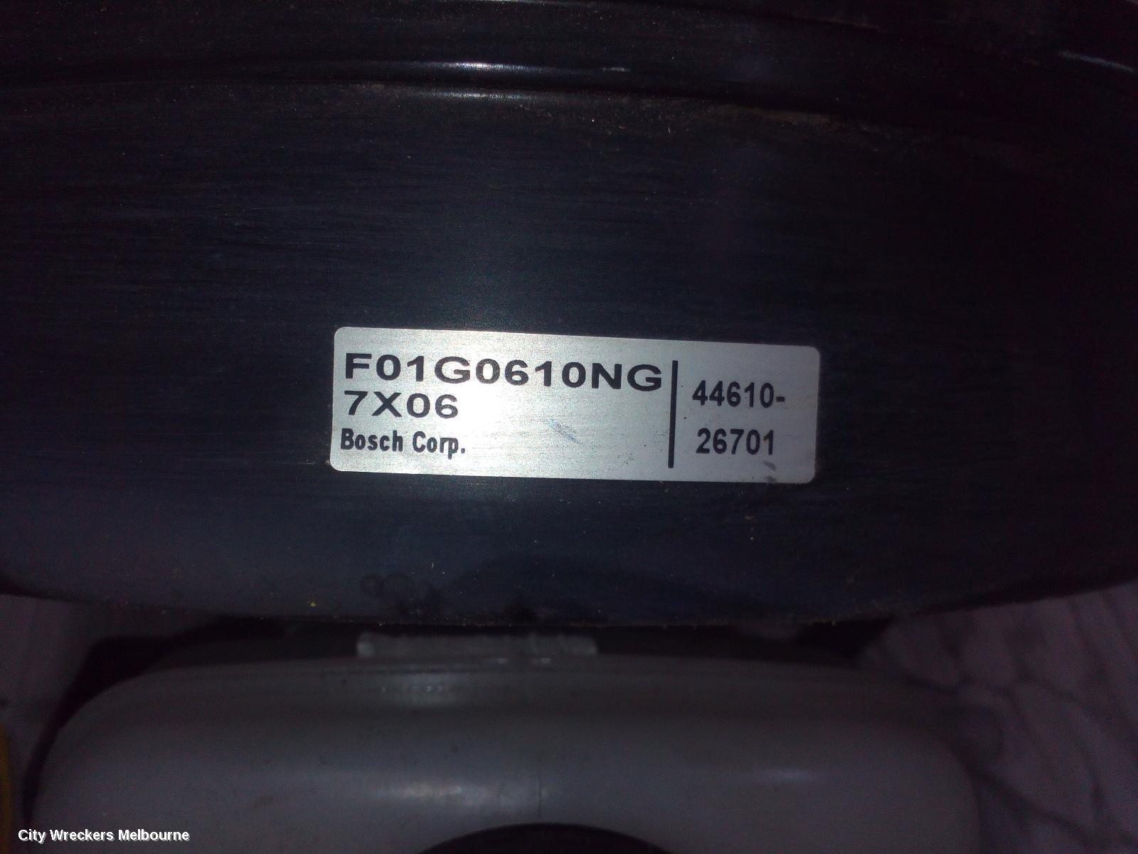 TOYOTA HIACE BRAKE BOOSTER, KDH, P/N 4461026710, 03/2005 - 03/2007 - Image 2