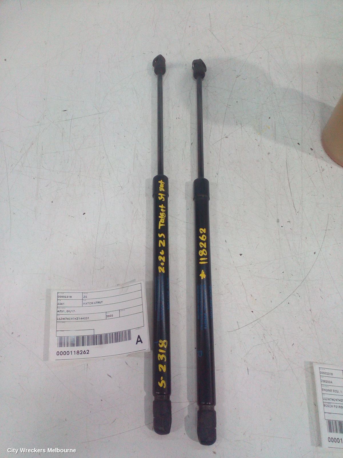 MG ZS HATCH STRUT, AZS1, TAILGATE STRUTS (PAIR), 09/2017 ONWARDS - Image 2
