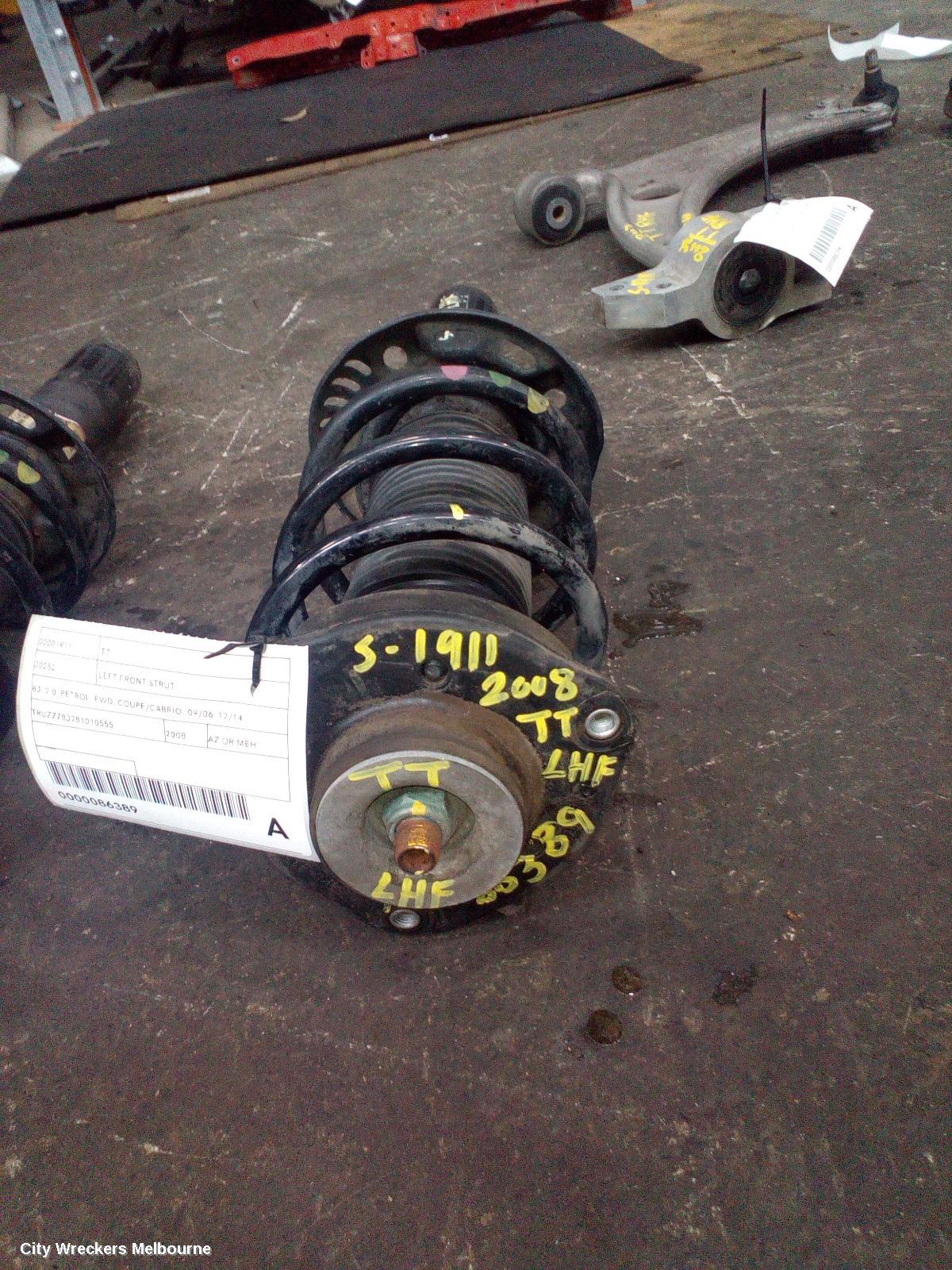 AUDI TT LEFT FRONT STRUT, 8J, 2.0, PETROL, FWD, COUPE/CABRIO, 09/2006 - 12/2014 - Image 2