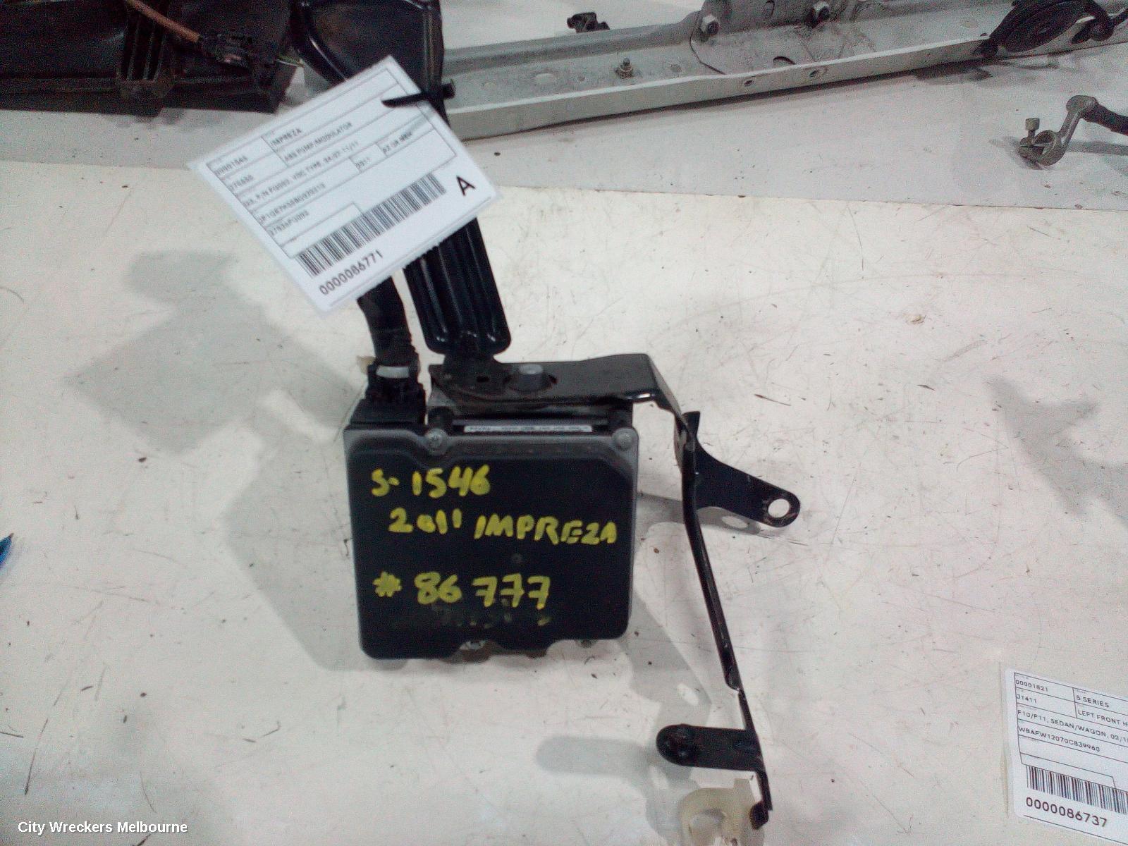 SUBARU IMPREZA ABS PUMP/MODULATOR, G3, P/N FG002, VDC TYPE, 04/2007 - 11/2011 - Image 1