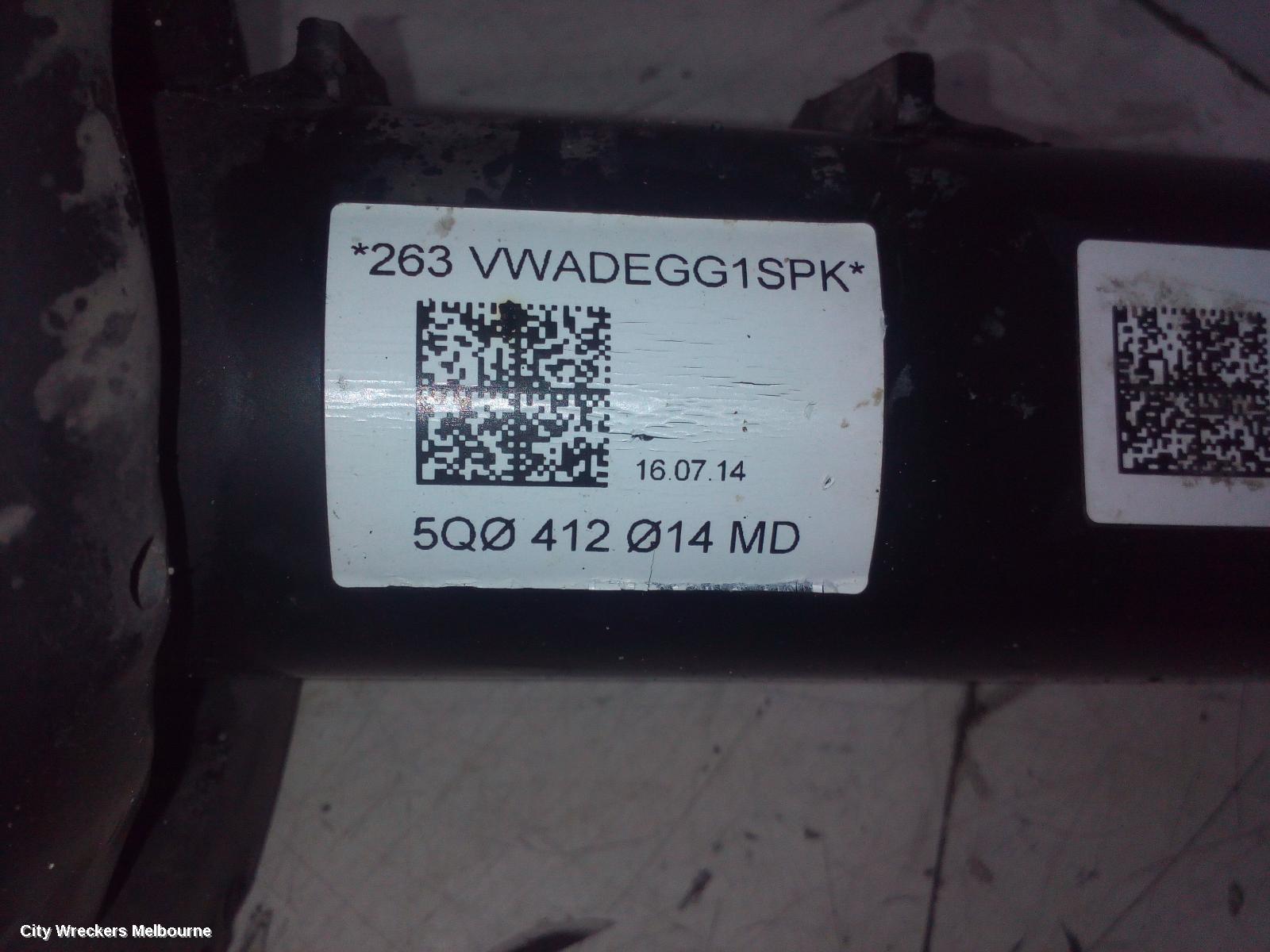 VOLKSWAGEN GOLF RIGHT FRONT STRUT, GEN 7, HATCH/WAGON, STANDARD TYPE, 01/2013 - 08/2020 - Image 3