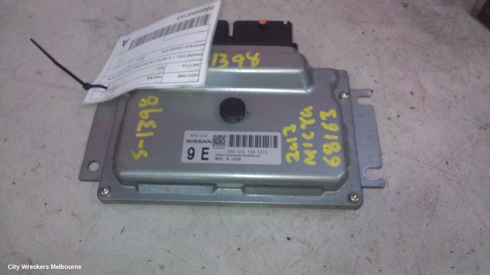 NISSAN MICRA ECU, ENGINE ECU, 1.2, AUTO T/M, ECU ONLY, K13, 10/2010 - 12/2016 - Image 3