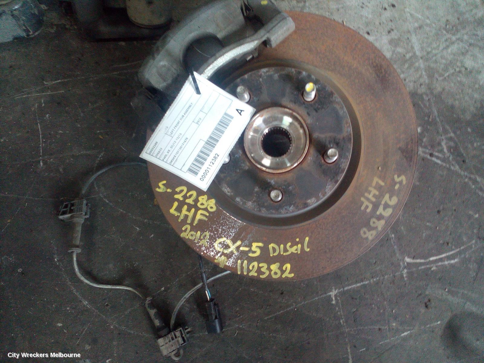 MAZDA CX5 LEFT FRONT HUB ASSEMBLY, 4WD, KE, 02/2012 - 12/2016 - Image 2