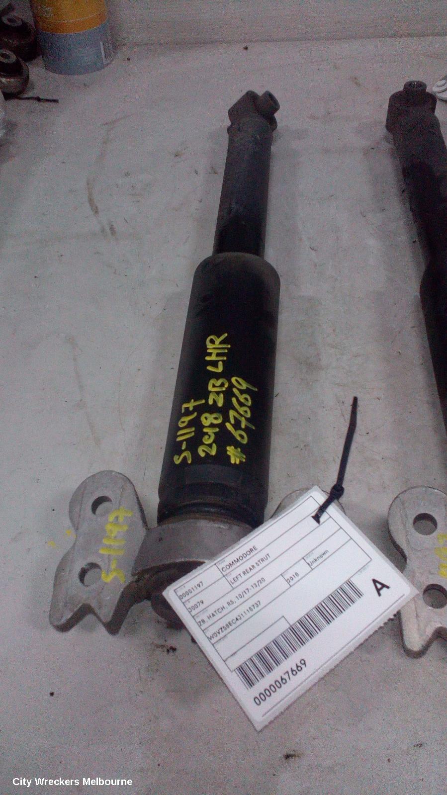 HOLDEN COMMODORE LEFT REAR STRUT, ZB, HATCH, RS, 10/2017 - 12/2020 - Image 1