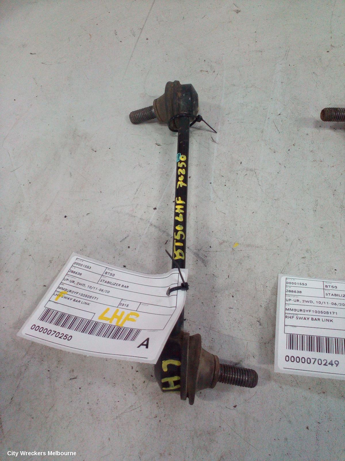 MAZDA BT50 STABILISER BAR, UP-UR, 2WD, 10/2011 - 06/2020 - Image 1