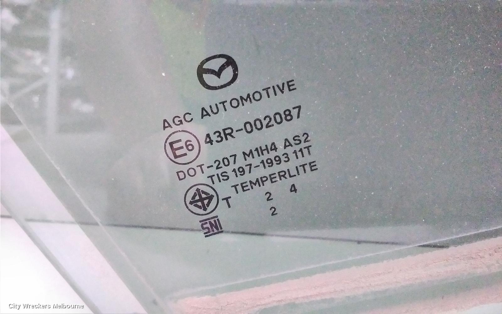 MAZDA CX3 RIGHT FRONT DOOR WINDOW, DK, 03/2015 ONWARDS - Image 2