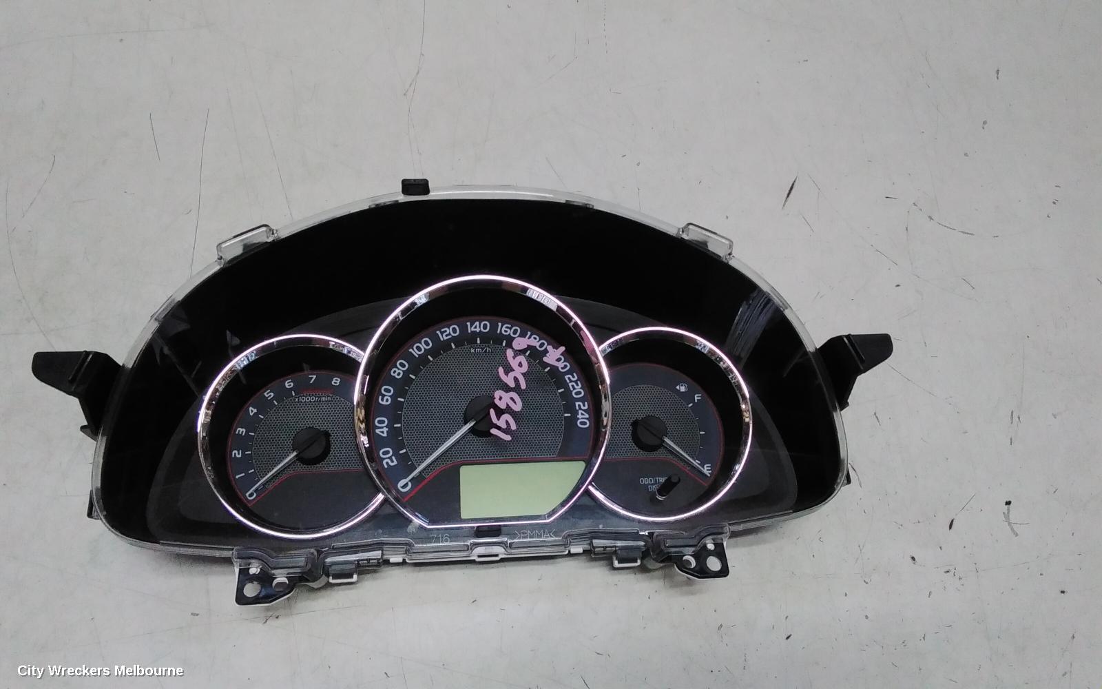 TOYOTA COROLLA INSTRUMENT CLUSTER, 1.8, MANUAL T/M, ASCENT, 2ZR-FE, ZRE182R, HATCH, 08/2012 - 05/2015 - Image 2