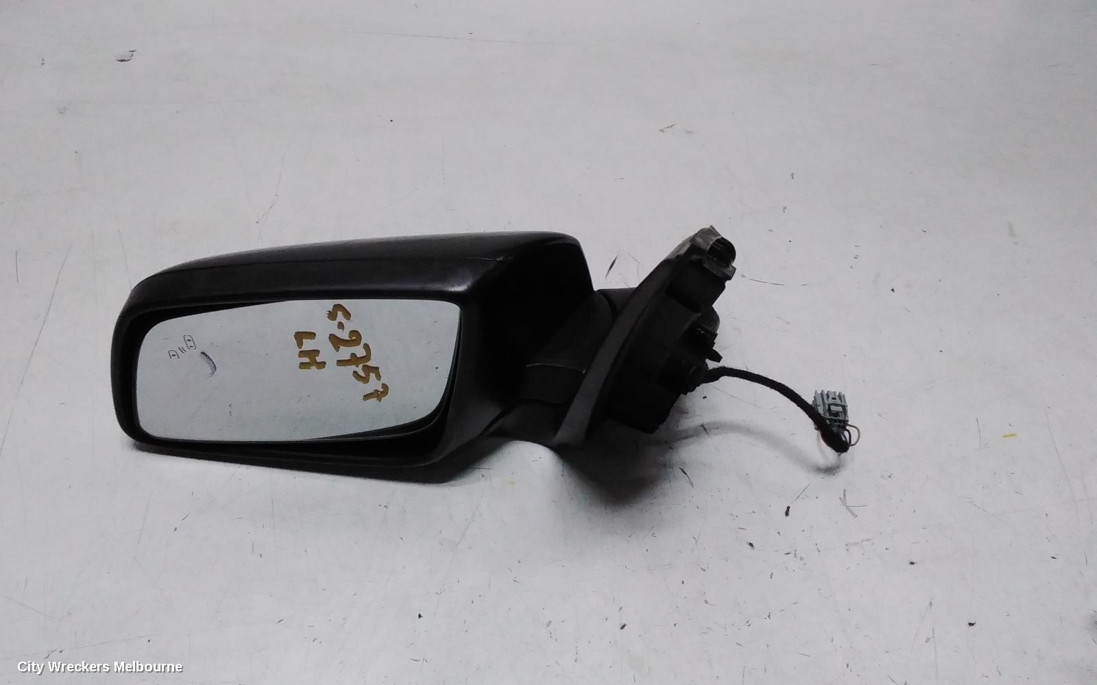 HOLDEN COMMODORE LEFT DOOR MIRROR, VF, COLOUR CODED/BLACK, W/ BLINDSPOT, HEATED TYPE, 05/2013 - 12/2017 - Image 1