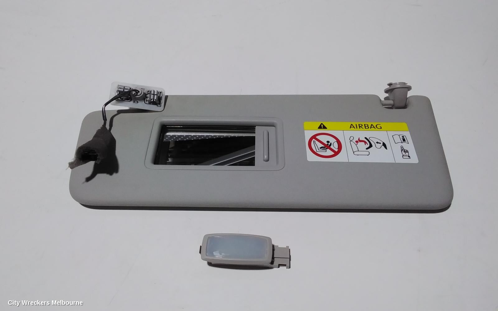 VOLKSWAGEN TIGUAN SUNVISOR, 5NA, LH SIDE, GREY, 06/2016 ONWARDS - Image 2