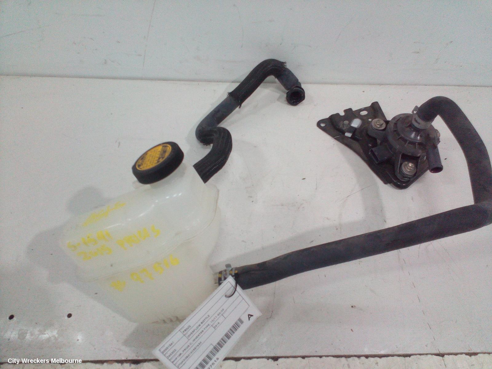 TOYOTA PRIUS OVERFLOW BOTTLE, NHP10R, PRIUS C, INVERTER TYPE, 12/2011 - 03/2020 - Image 2