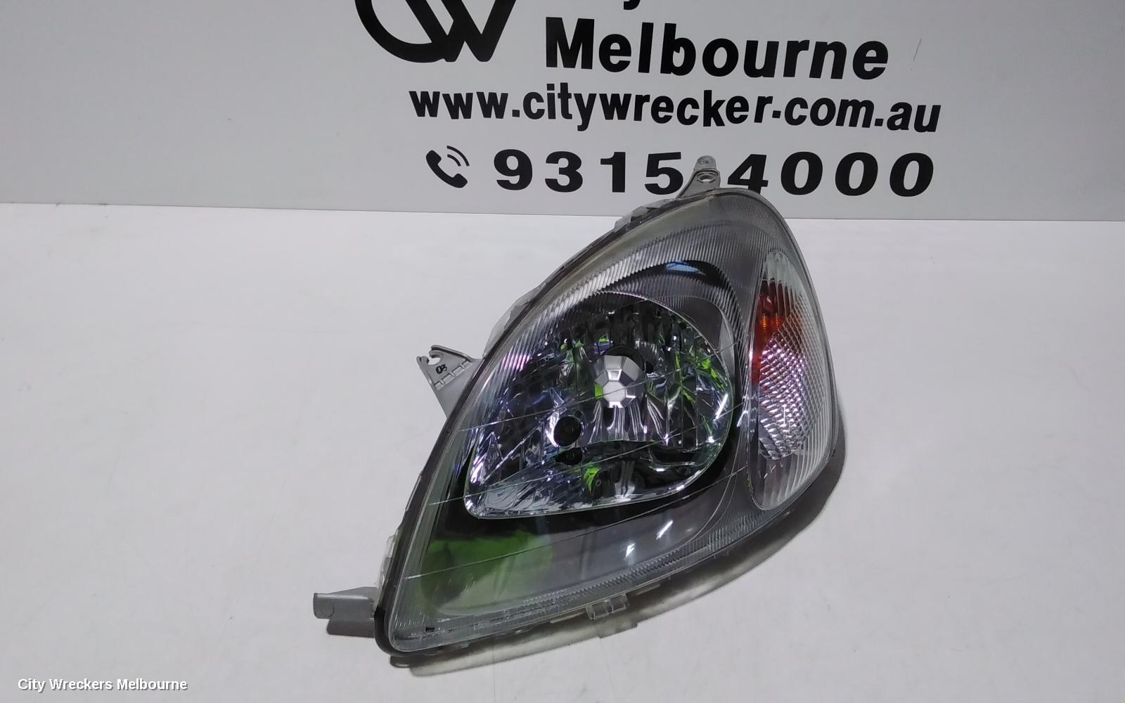 TOYOTA ECHO LEFT HEADLAMP, NCP10R, HATCH (GREY BASE), 10/1999 - 09/2002 - Image 3