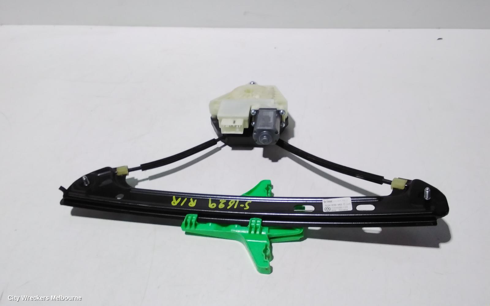 VOLKSWAGEN GOLF RIGHT REAR WND REG/MOTOR, GEN 7, 03/2013 - 08/2020 - Image 2