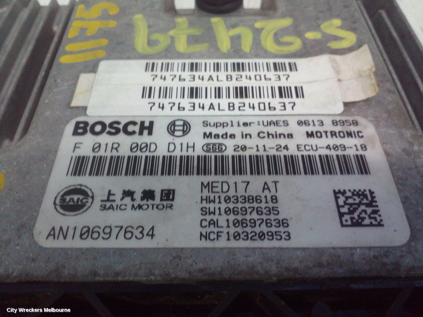 MG ZS ECU, ENGINE ECU, 1.0, PETROL, TURBO, ECU ONLY, AZS1, 09/2017 ONWARDS - Image 2