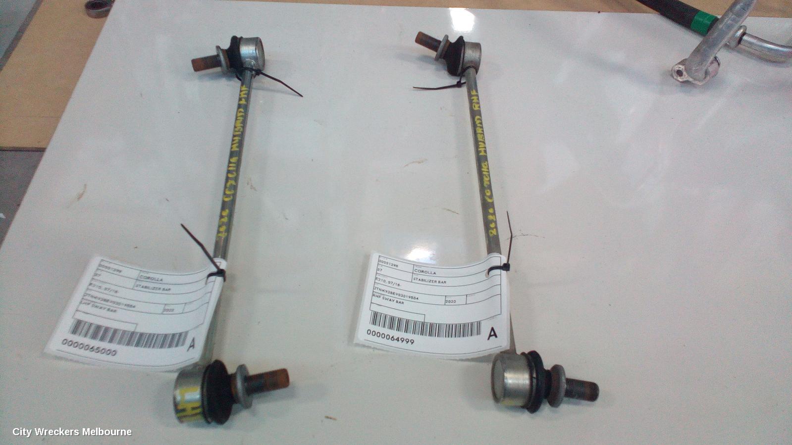 TOYOTA COROLLA STABILISER BAR, E210, HATCH, 07/2018 ONWARDS - Image 2