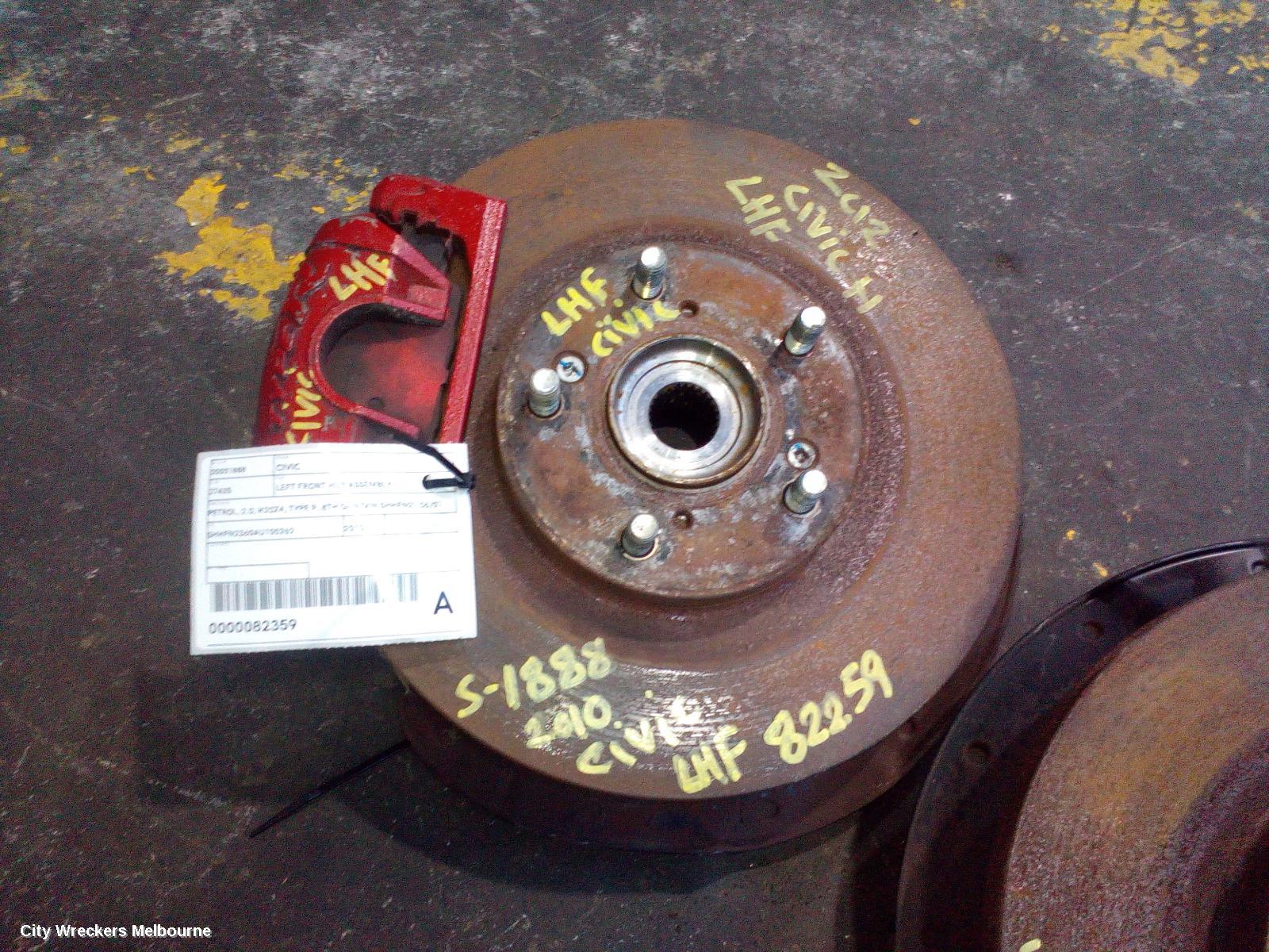 HONDA CIVIC LEFT FRONT HUB ASSEMBLY, PETROL, 2.0, K20Z4, TYPE R, 8TH GEN (VIN SHHFN2), 06/2007 - 12/2011 - Image 2