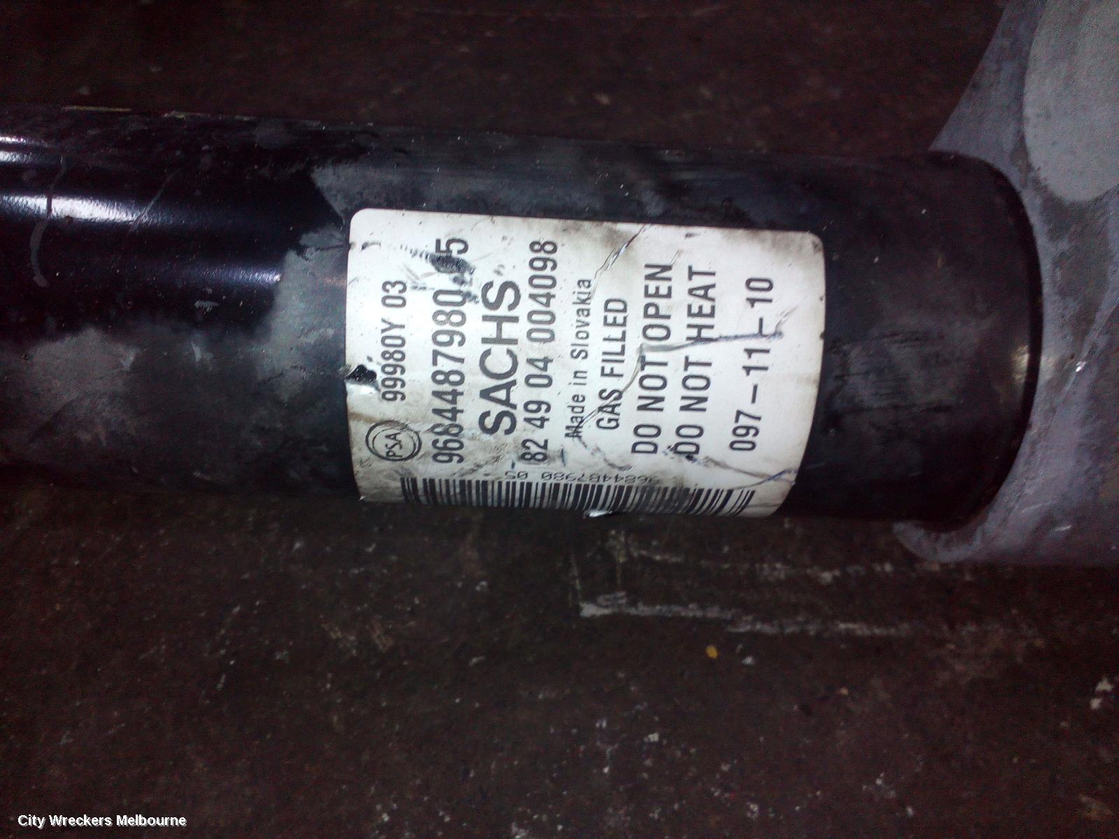 PEUGEOT PARTNER LEFT FRONT STRUT, VAN 09/2008 - 01/2015 - Image 1