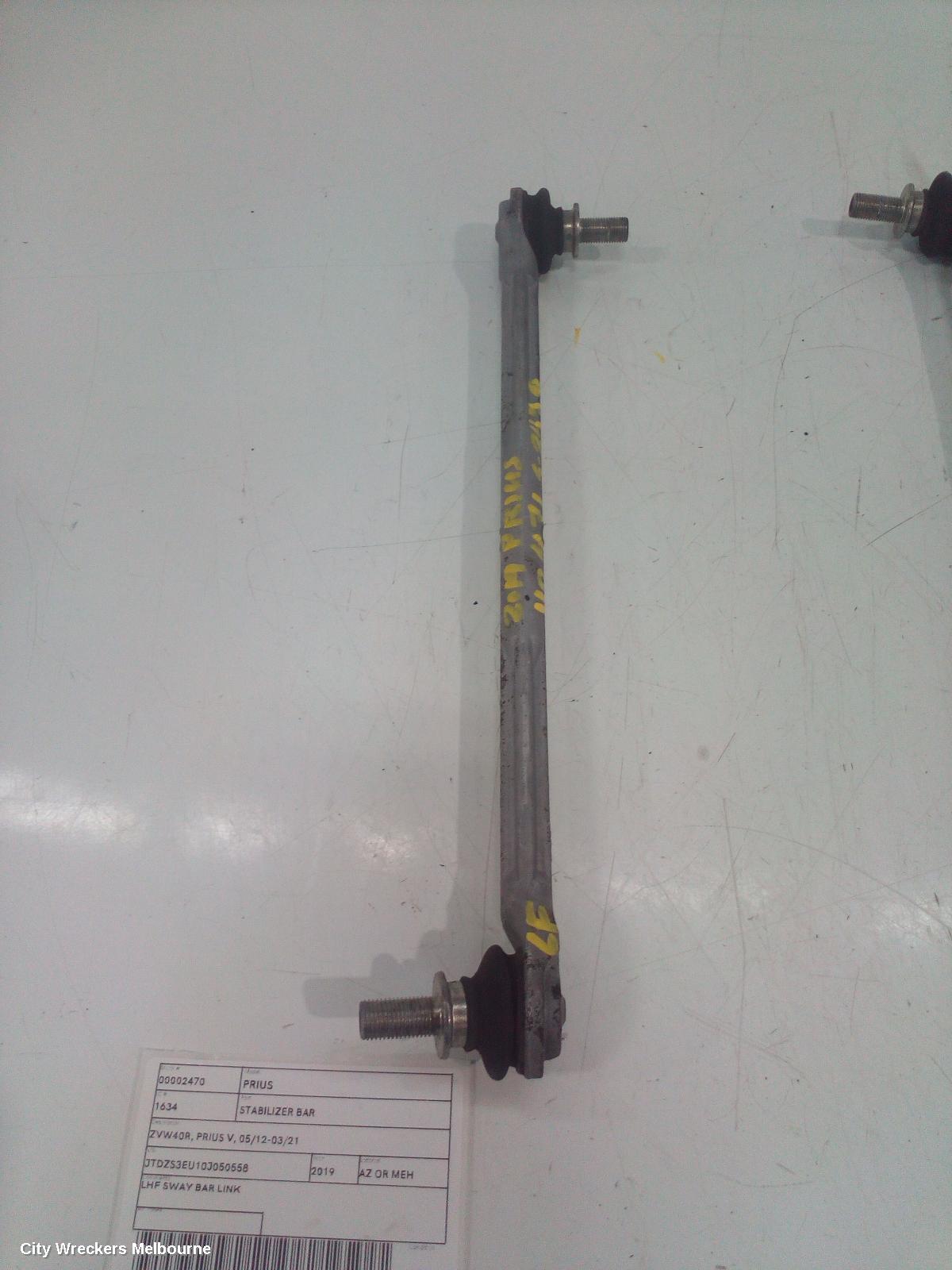 TOYOTA PRIUS STABILISER BAR, ZVW40R, PRIUS V, 05/2012 - 11/2022 - Image 2