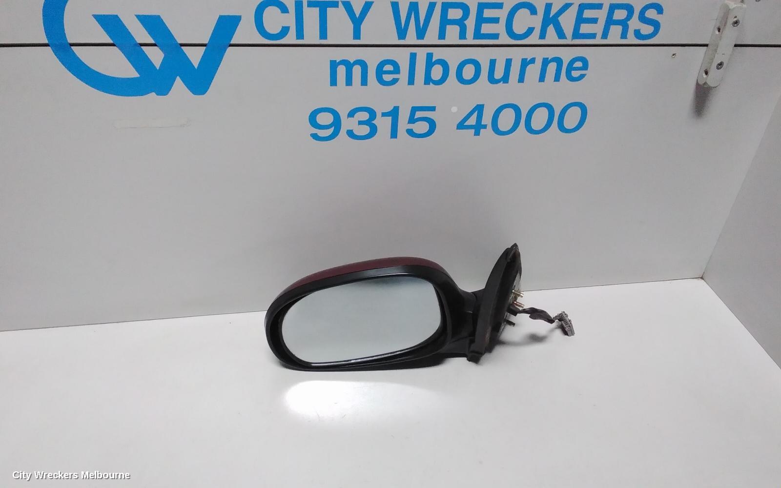 NISSAN PULSAR LEFT DOOR MIRROR, N16, SEDAN, COLOUR CODED, 07/2000 - 07/2003 - Image 1