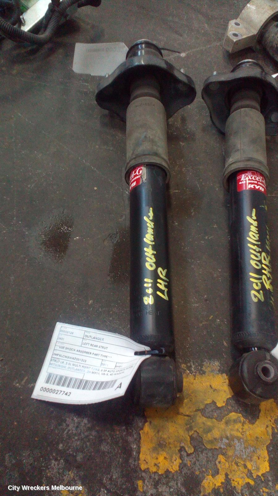 MITSUBISHI OUTLANDER LEFT REAR STRUT, ***USE SHOCK ABSORBER PART TYPE*** - Image 2