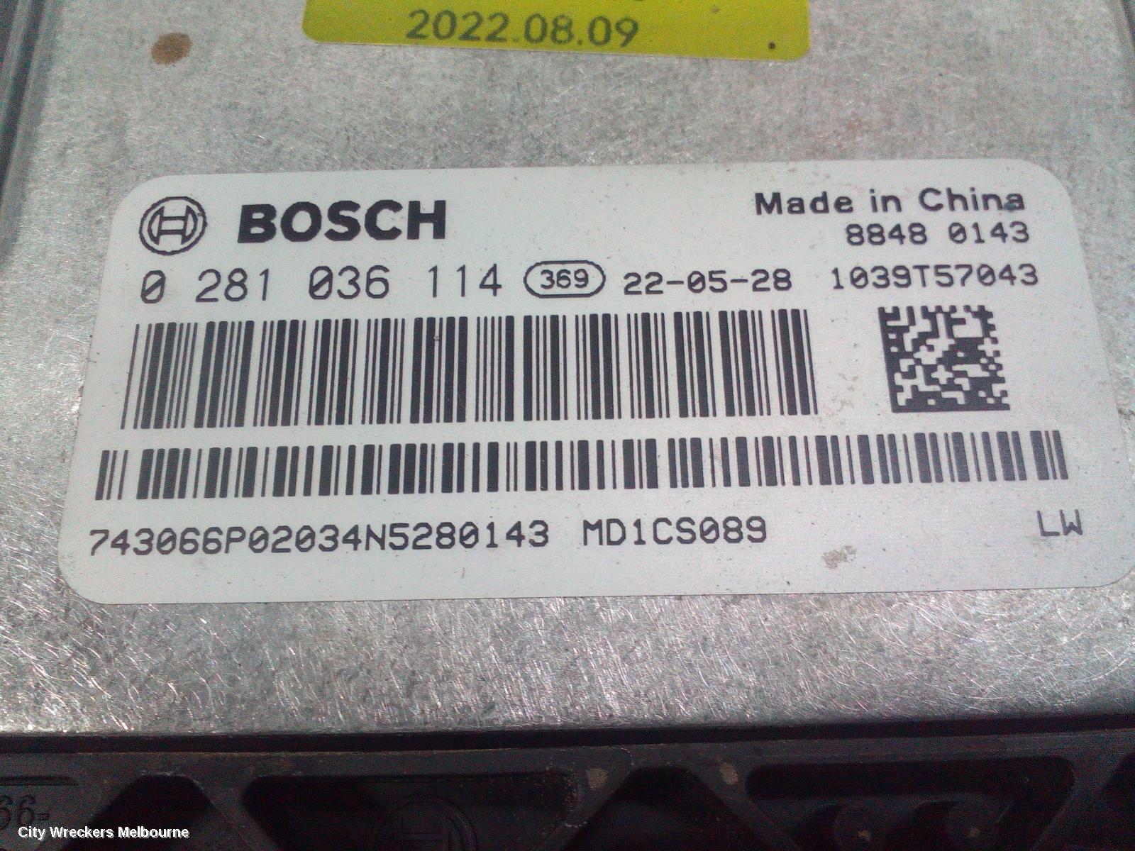 LDV G10 ECU, ENGINE ECU, 2.0, AUTO T/M, ECU ONLY, SV7A/SV7C, 04/2015 ONWARDS - Image 3