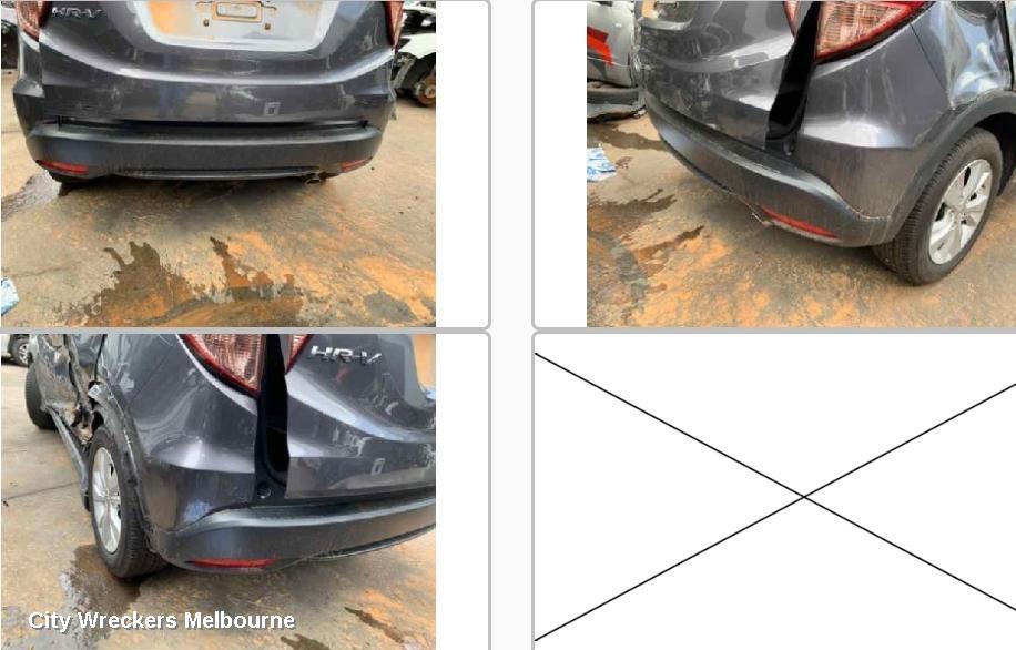 HONDA HRV REAR BUMPER, RU5, BUMPER BAR, NON PARK SENSOR TYPE, 12/2014 - 10/2021 - Image 1