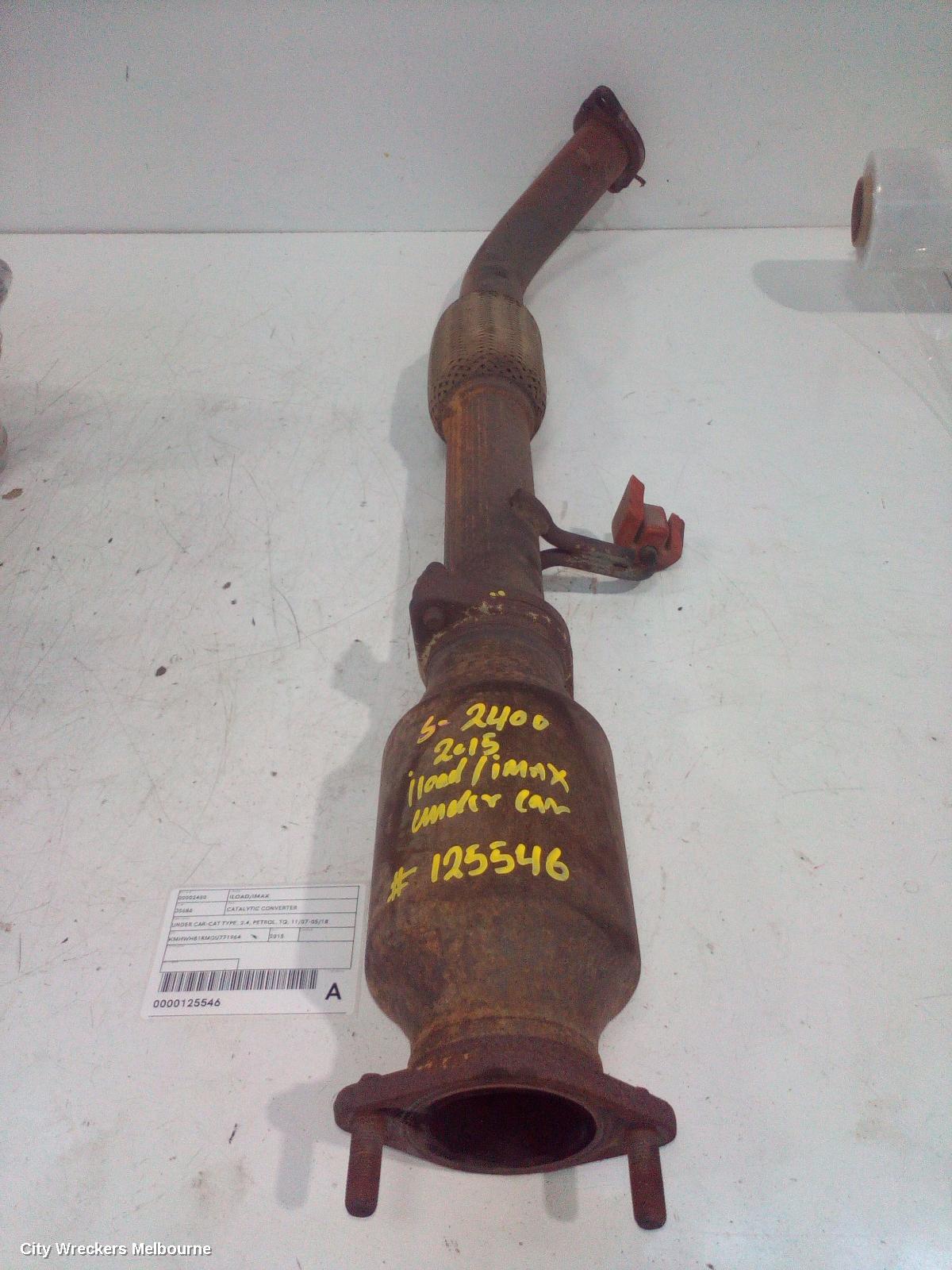 HYUNDAI ILOAD/IMAX CATALYTIC CONVERTER, UNDER CAR-CAT TYPE, 2.4, PETROL, TQ, 11/2007 - 05/2018 - Image 2