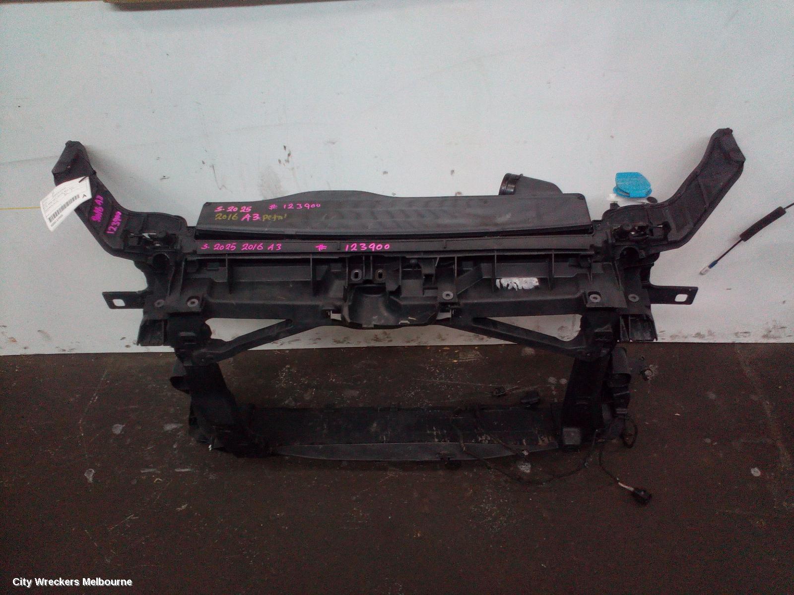 AUDI A3 RADIATOR SUPPORT, 8V, A3, SEDAN, NON S-LINE TYPE, 05/2013 - 10/2020 - Image 2
