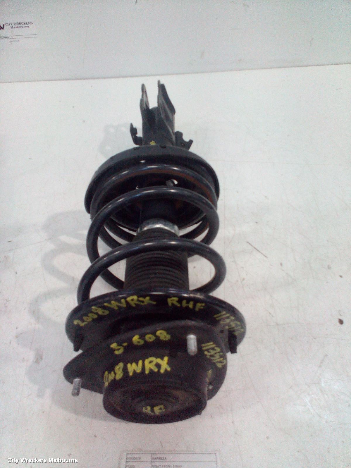 SUBARU IMPREZA RIGHT FRONT STRUT, G3, WRX TYPE, 04/2007 - 06/2010 - Image 3