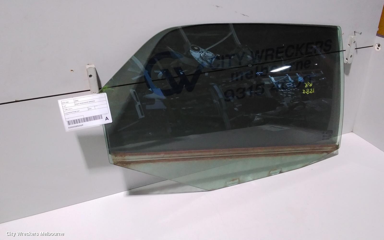 CHRYSLER 300C RIGHT REAR DOOR WINDOW, 11/2005 - 12/2011 - Image 1