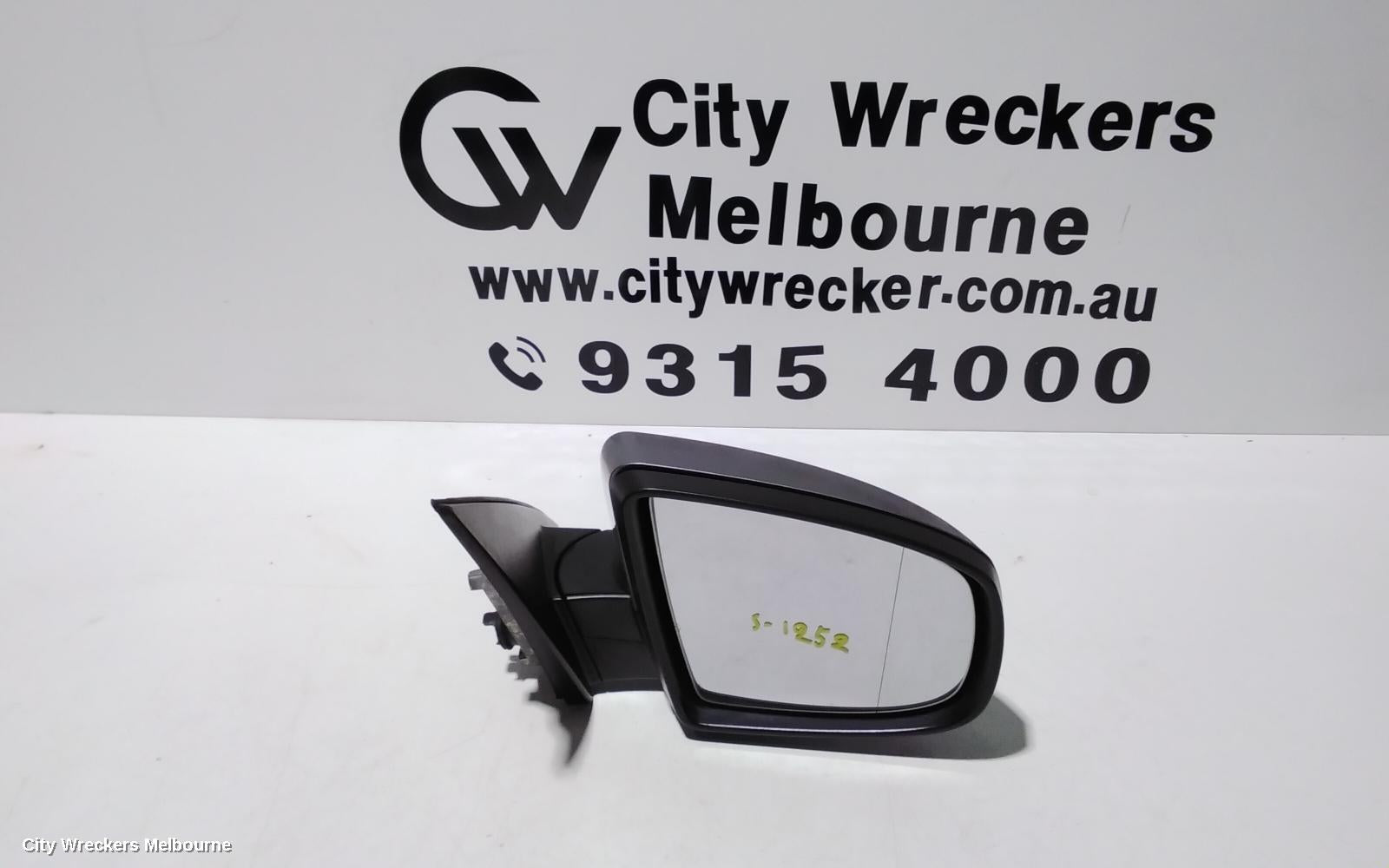 BMW X5 RIGHT DOOR MIRROR, E70, STANDARD, NON SEAT ADJ, NON MEMORY & NON AUTO DIP TYPE, 03/2007 - 12/2009 - Image 2