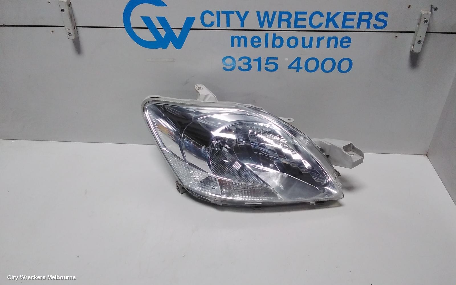 TOYOTA YARIS RIGHT HEADLAMP, NCP9#, SEDAN, NON HID, ELECT ADJ, LENS# 52163, 03/2006 - 06/2016 (AUS ONLY) - Image 1
