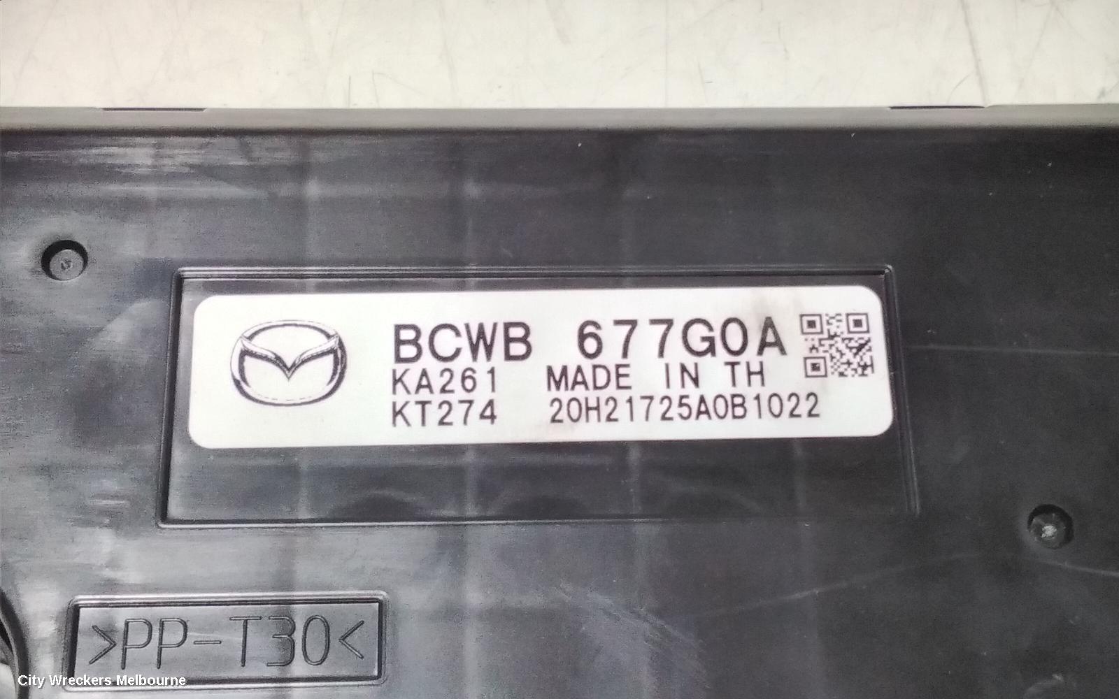 MAZDA 3, BP, 03/2019 ONWARDS, UNIT BACK UP POWER - MAZDA (BCWB-67-7G0A): 94935 - Image 2