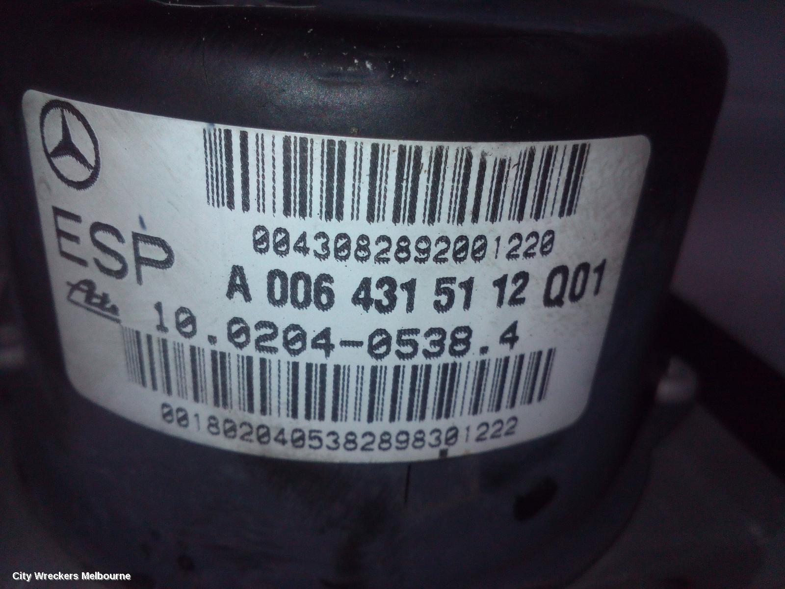 MERCEDES CLC CLASS ABS PUMP/MODULATOR, CL203 08/2008 - 03/2011 - Image 3