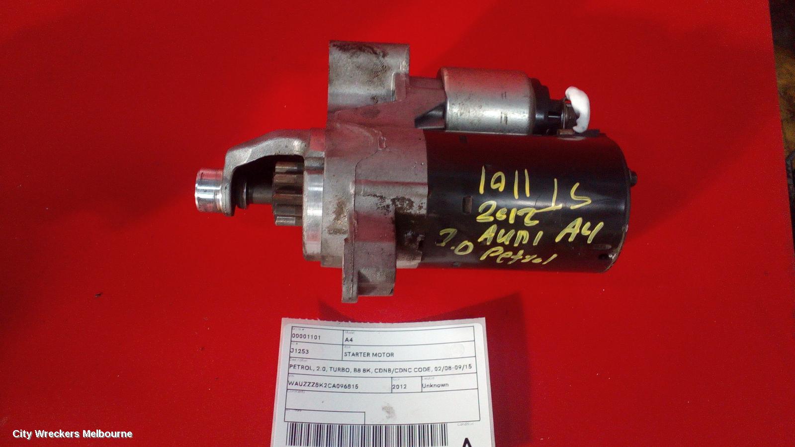 AUDI A4 STARTER, PETROL, 2.0, TURBO, B8 8K, CDNB/CDNC CODE, 02/2008 - 09/2015 - Image 2