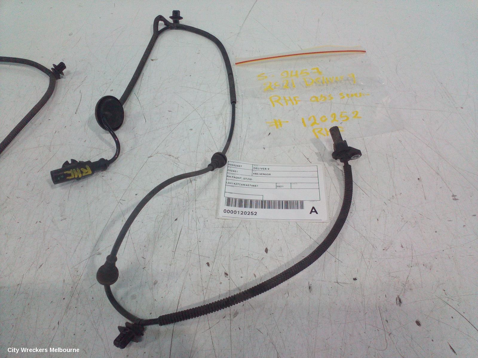LDV DELIVER 9 ABS SENSOR, RH FRONT, 07/2020 ONWARDS - Image 1