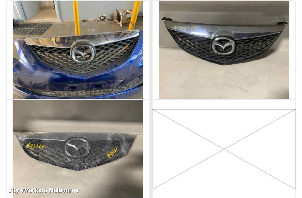 MAZDA 6 GRILLE, RADIATOR GRILLE, GG/GY, CHROME MESH TYPE, 08/2005 - 12/2007 - Image 1