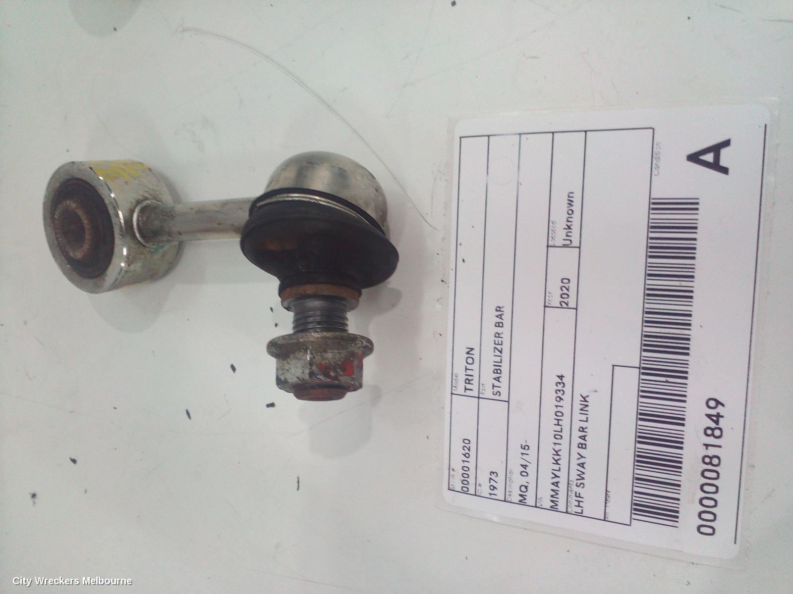 MITSUBISHI TRITON STABILISER BAR, MQ-MR, FRONT SWAY BAR, 03/2015 - 10/2023 - Image 1