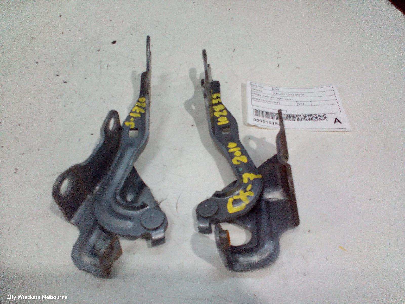 MAZDA CX7 BONNET HINGE/STRUT, HINGES (PAIR), ER, 06/2009 - 02/2012 - Image 1