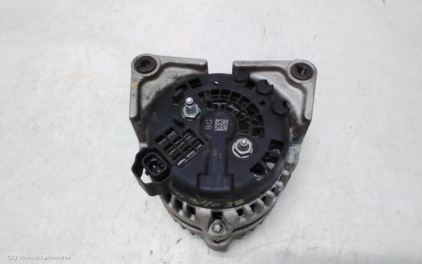 HOLDEN CRUZE ALTERNATOR, PETROL, 1.8, F18D4, JG, 03/2009 - 02/2011 - Image 2