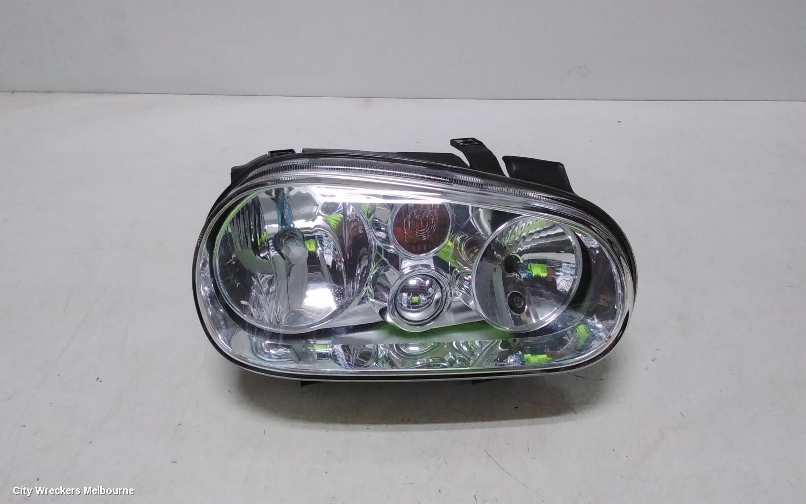 VOLKSWAGEN GOLF RIGHT HEADLAMP, GEN 4, HALOGEN TYPE, 4 GLOBES, W/ FOG, 09/1998 - 06/2004 (AUS ONLY) - Image 1