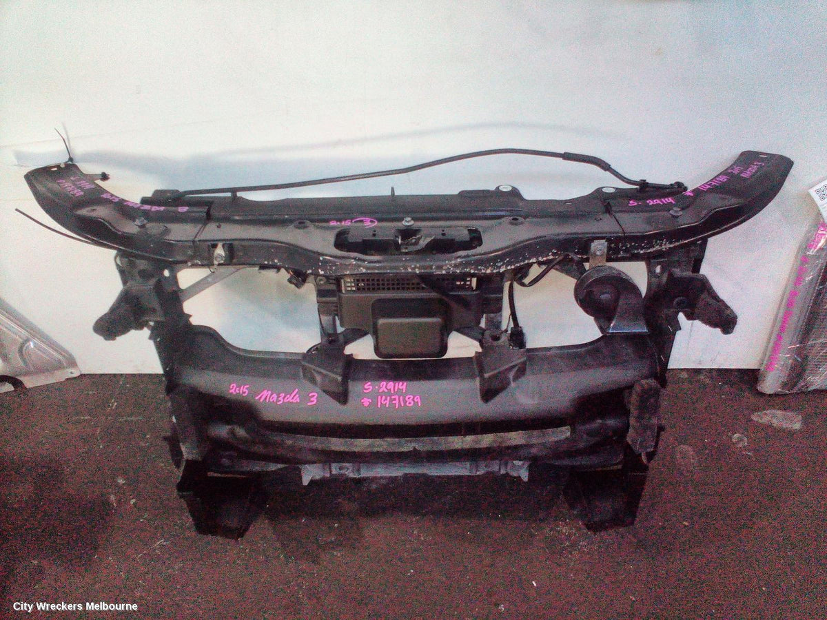 MAZDA 3 RADIATOR SUPPORT, BM, PETROL (BOLT ON PLASTIC), NON RADAR SENSOR TYPE, 11/2013 - 05/2016 - Image 2