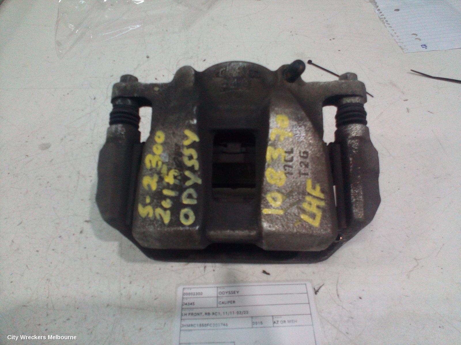 HONDA ODYSSEY CALIPER, LH FRONT, RB-RC1, 11/2011 - 03/2022 - Image 1