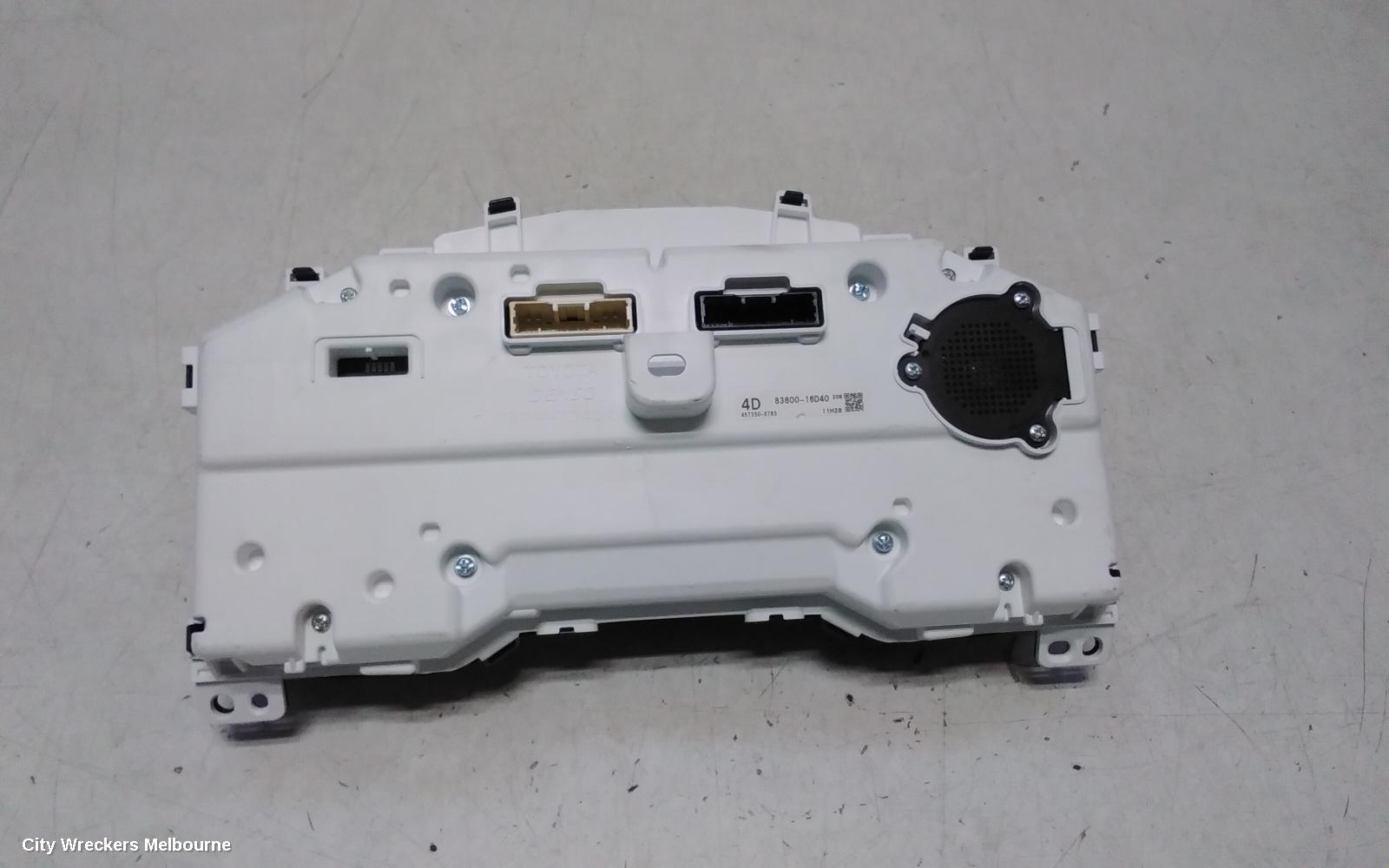 TOYOTA COROLLA CROSS INSTRUMENT CLUSTER, XG10, DISPLAY CLUSTER, 12.3IN, PETROL, 2.0, AUTO T/M, 01/2022 ONWARDS - Image 3