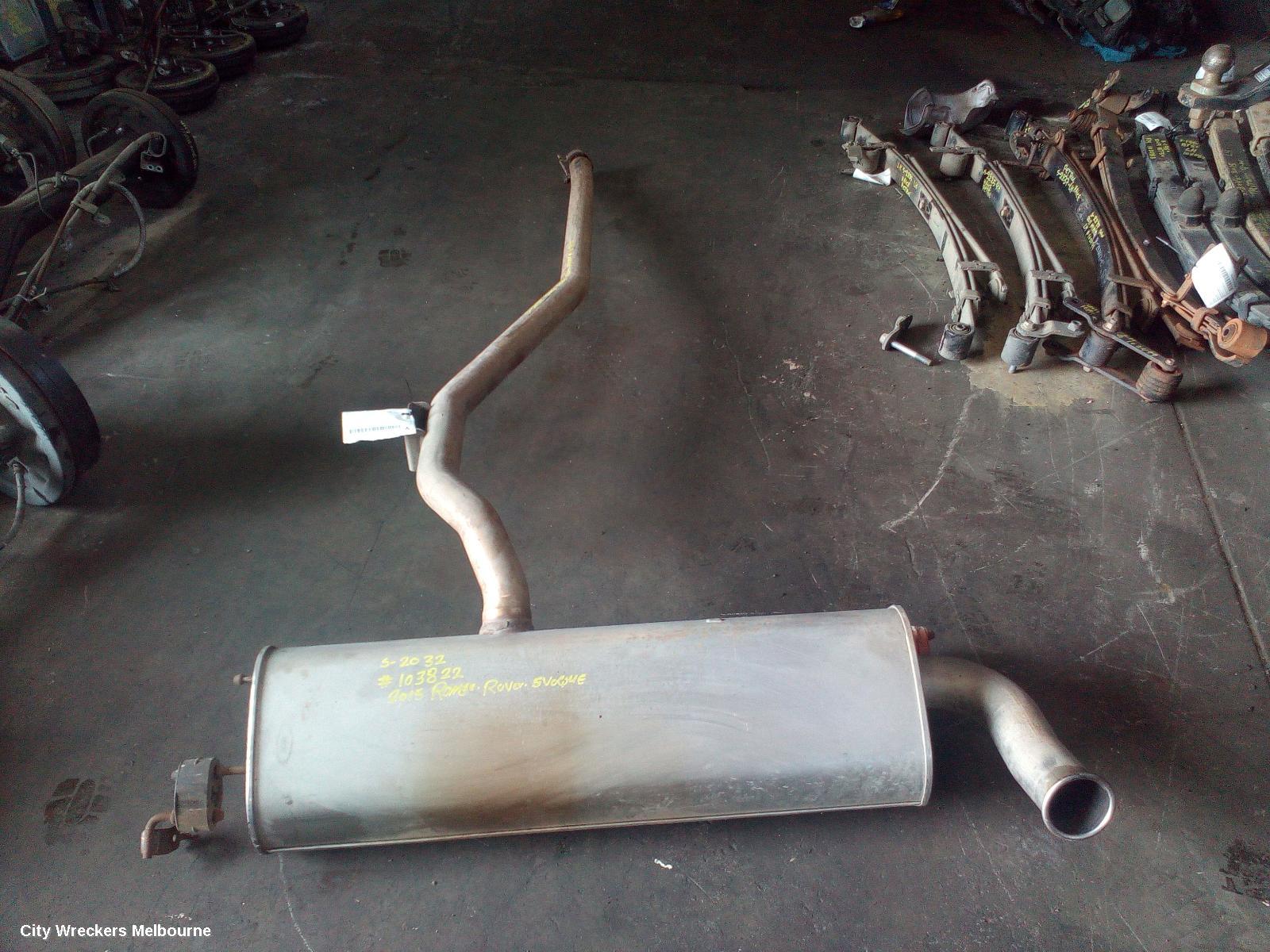 LAND ROVER RANGEROVER EVOQUE EXHAUST SYSTEM, L538, 11/2011 - 01/2019 - Image 1